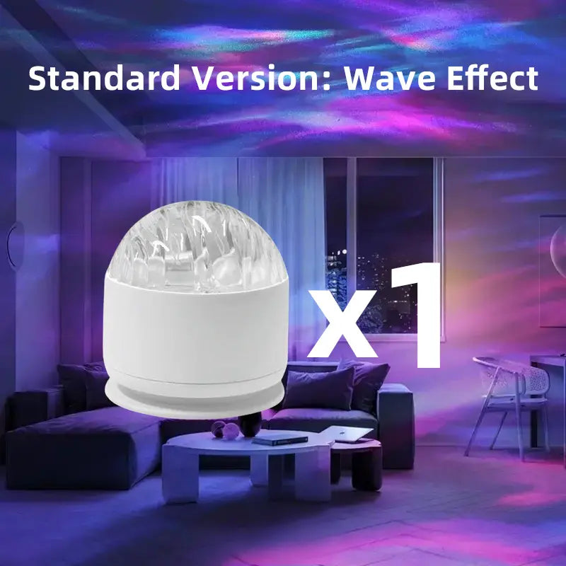 Ocean Wave & 3D Water Ripple Projector Light 16-Colors 
