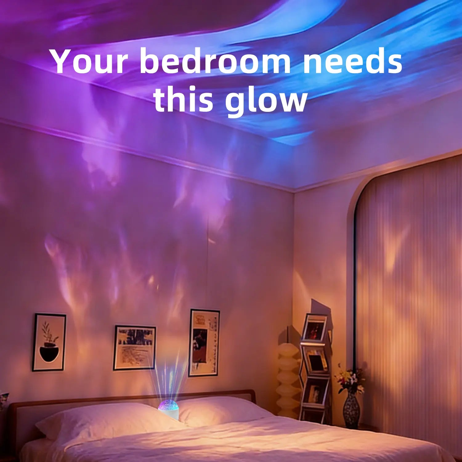 Ocean Wave & 3D Water Ripple Projector Light 16-Colors 